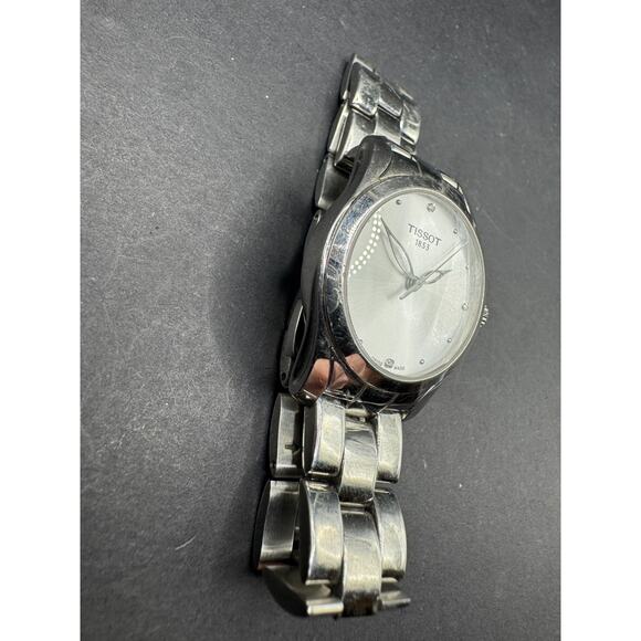 Tissot T-Wave Sliver Dial Ladies 30mm Watch T112.210.11.036.00 Diamond Dial main image 9